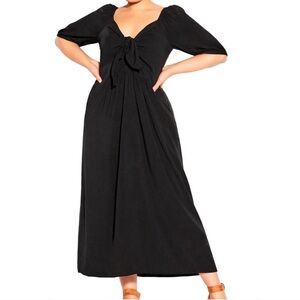 City Chic Capri Maxi Dress Excellent Condition Size XXl/24 Plus Size